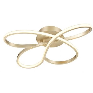 George Kovacs Lighting Astor 1 - Light Flush Mount in  Soft Gold - 1 of 1