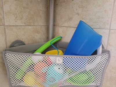 Munchkin High'n Dry Corner Bath Toy Organizer - Gray : Target