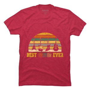 Men's Design By Humans Best Guitar Dad Ever Music Guitar Chord By BaoMinh T-Shirt - 1 of 2