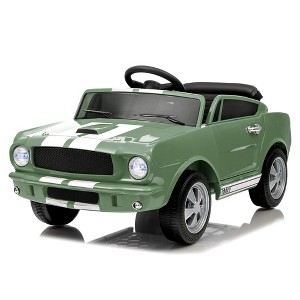 12v Battery Powered Ride on Toys, Ride on Licensed Shelby GT350 Car with Remote Control, Kids Electric Vehicle with Safety Belt - 1 of 4