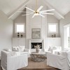 Airsurfer 65" Large Indoor Modern Ceiling Fan with Led Lights and Remote - 3 of 4