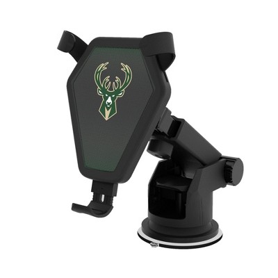 Keyscaper Milwaukee Bucks Linen 10-Watt Wireless Car Charger