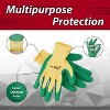 Bison Life Ultra Stretch Latex Crinkle Coated Grip Work Gloves for Gardening and Outdoor Tasks, One Size - 12 Pairs - 2 of 4