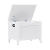 Storage Chest, Storage Trunk with Safety Hinge, Storage Bench, Wooden Storage Organizer, Shoe Bench - 3 of 4