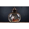Snow Globe Covered Bridge Sleigh Plastic 11.5 in Height LED Timer Function For Holiday Decor By Melrose - 3 of 3