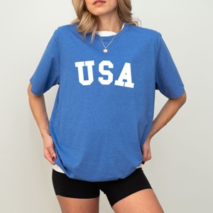 Simply Sage Market USA Bold Short Sleeve Tee - S - Royal - 1 of 4