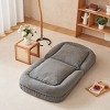 Bean Bag Lounger Modern Adjustable Floor Sofa Bed for Living Room with Foldable Design and Thick Cushion-3irtyhousy - 3 of 4