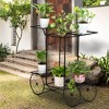 6 Detachable Plant Stand Car Shape Corner Plant Shelf for Decorating Garden Patio Deck Farmhouse - 3 of 4