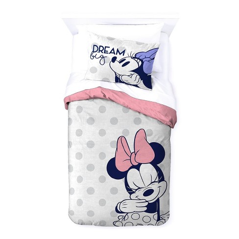 Saturday Park Minnie Mouse Dreaming Of Dots Duvet Cover Sham Set Target