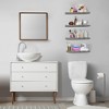 Sorbus 24 x 9 Inch 4 Pack Wall Mounted Floating Wood Shelves - for Bedroom, Kitchen, Living Room, Bathroom - 2 of 4