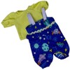 Doll Clothes Superstore Planet Print Jumpsuit Fits 12 Inch Little Baby Dolls - 4 of 4