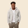 Dalix Cappuccino Embroidered Zip Hoodie Fleece Long Sleeve Pocket Warm Soft Mens - 3 of 4