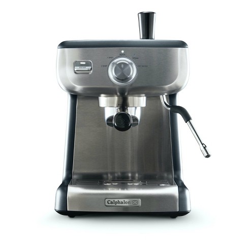Mr. Coffee® 4-Shot Steam Espresso, Cappuccino, and Latte Maker with  Stainless Steel Frothing Pitcher