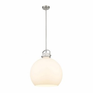 Newton Sphere - 1 Light Stem Hung Pendant In Industrial Style-22.5 Inches Tall and 18 Inches Wide - 1 of 1