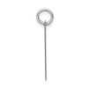 Black Bow Jewelry 14k White Gold, Jersey Collection, Small Number 67 Pendant - 2 of 4