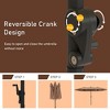 Clihome 15Ft Double-Sided No-Tilt Large Outdoor Patio Umbrella With Lights And Base - 4 of 4