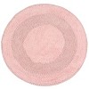 Double Ruffle Collection Cotton Ruffle Pattern Tufted Bath Rug - Home Weavers - 2 of 4