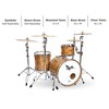 Hendrix Drums Perfect Ply Series Walnut 3-Piece Shell Pack - 2 of 2