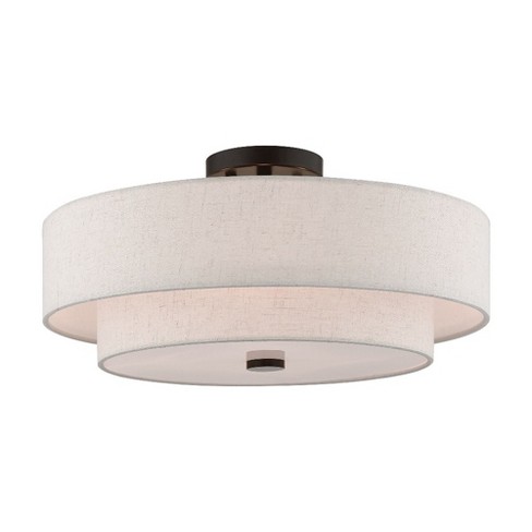 Livex Lighting Claremont 4 - Light Semi-Flush Mount in  English Bronze - image 1 of 1