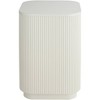 Studio 55D Murphy 16" Wide White Pleated Side Table - image 4 of 4