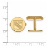 Black Bow Jewelry 14k Yellow Gold Plated Sterling Silver New York Rangers NHL Cuff Links - 2 of 3