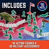 Army Men Modern Warfare Action Figures- Large 70pc Set- Military Toy Soldiers Playset w Weapons, Gear, & Accessories - Great for Playtime, Dioramas - 3 of 4