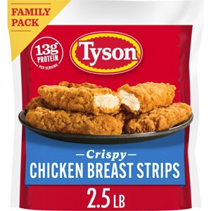 Tyson Crispy Chicken Strips Family Pack Frozen - 2.5lbs - 1 of 4
