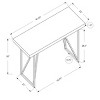 INFURNIC Desks 48"L Modern Laptop Desk with Sturdy Metal Legs and Stylish Laminate Top for Small Spaces, White, 47.25"*22"*30" - 4 of 4