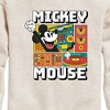 Boys' - Disney - Mickey Wave Form Graphic Long Sleeve Fleece Sweatshirt - 2 of 4