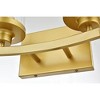 Elegant Lighting Saanvi 2 light Brass and Clear Bath Sconce - 4 of 4