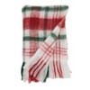 50"x60" Cozy Faux Mohair Plaid Throw Blanket Natural - Saro Lifestyle: Acrylic Soft Throw for Couch, Year Round Use - image 3 of 4