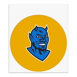 Fredonia State University Secondary Logo Automotive Car Window Locker Circle Bumper Sticker - 1 of 4