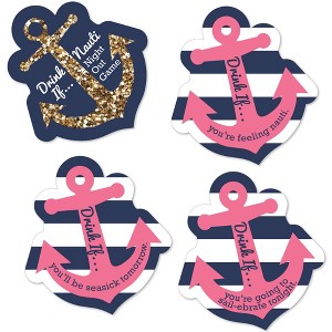 Big Dot of Happiness Drink If Game - Last Sail Before the Veil - Nautical Bridal Shower and Bachelorette Party Game Cards - 24 Count - 1 of 4