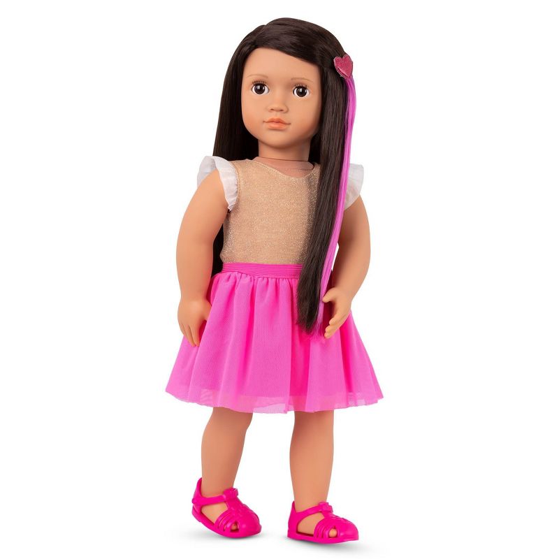 Our Generation Fashion Starter Kit in Gift Box Amora with Mix &#38; Match Outfits &#38; Accessories 18&#34; Fashion Doll, 6 of 14