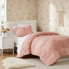 Racxily Comforter Set, Romantic Floral Design with Jersey Knit - 3 of 4