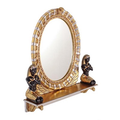 Design Toscano King Amenhotep Egyptian Statue Vanity Mirror