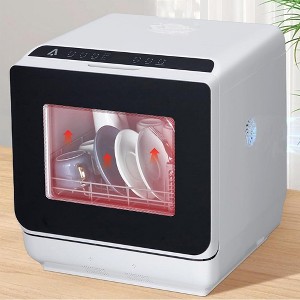 Dishwasher Countertop Mini Dish Washer 5 Washing Programs With 4.5L Water Tank & Air Dry Function - 1 of 4
