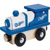 MasterPieces Officially Licensed MLB Los Angeles Dodgers Wooden Toy Train Engine For Kids - 2 of 4