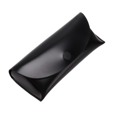 Unique Bargains Portable Eyeglasses Case 6.89"x2.76"x1.57" Bright Black