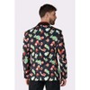 OppoSuits Men's Halloween Costume Piece - Zombie Survivor Suit - Slim Fit - Grey - Includes Blazer and Tie - Size - 2 of 4