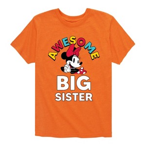 Girls' - Disney - Awesome Big Sister Short Sleeve Graphic T-Shirt - 1 of 4