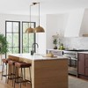 2-Light Percy Modern Island Pendant Ceiling Fixture Light Vintage Brass - Nathan James - 3 of 4