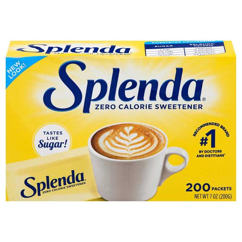 Splenda Zero Calorie Sweetener Packets - 7oz/200pk, 1 of 12