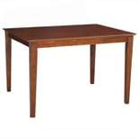 30' X 48' Solid Wood Top Table with Shaker Legs - International Concepts