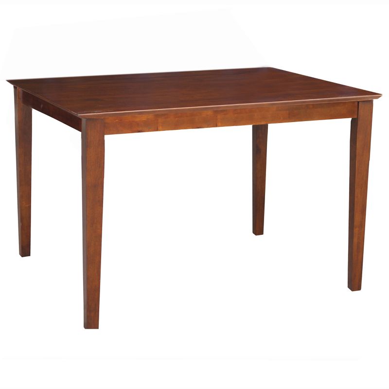 30' X 48' Solid Wood Top Table with Shaker Legs - International Concepts, 1 of 10