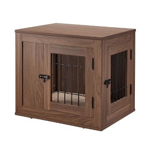unipaws Double Doors Dog Crate - 1 of 4