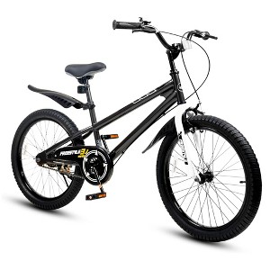 RoyalBaby Freestyle Children Kids Bicycle w/Handbrake, Training Wheels, and Water Bottle, for Boys and Girls Ages 3-10 - 1 of 4