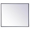 Elegant Lighting Metal frame rectangle mirror 30 inch x 36 inch in Blue - 2 of 4