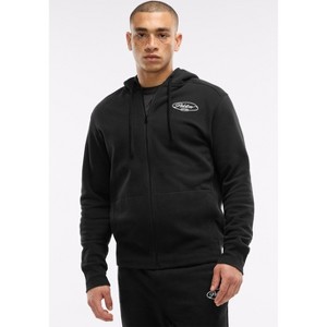 Peloton Unisex Soft Fleece Full Zip Hoodie, Black - 1 of 4