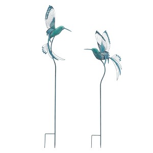 Melrose Hummingbird Garden Stake (Set of 2) - 1 of 4